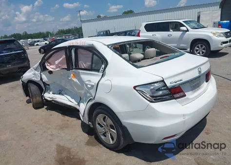 2015 Honda Civic Lx z USA, uszkodzony, nr VIN 19XFB2F52FE292530